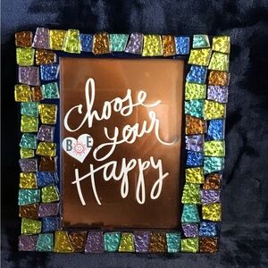 Multicolor Mosaic Picture Frame